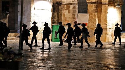 قوات الاحتلال الإسرائيلي تقتحم المسجد الأقصى