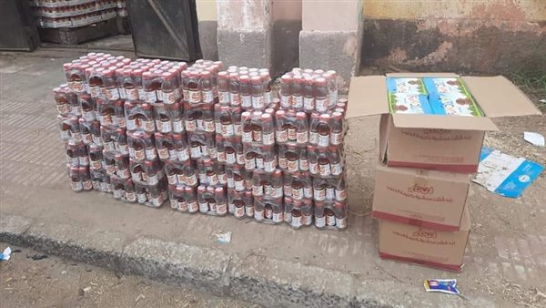 ضبط حلوى وعصائر فاسدة
