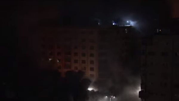 سقوط صاروخ إسرائيلي