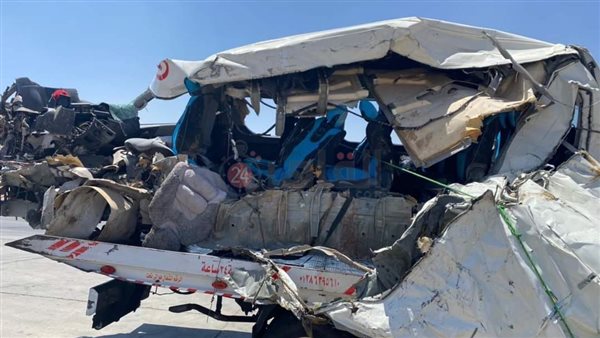 أثناء رفع آثار الحادث