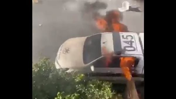 احتراق سيارة