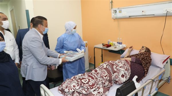 محافظ المنوفية داخل