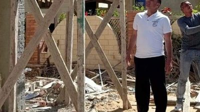 وقف أعمال بناء مخالف شرق الإسكندرية (صور)