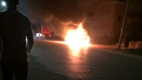 تفحم سيارة - أرشيفية