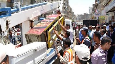 رئيس الجهاز: استمرار حملات رفع الإشغالات والباعة الجائلين بمدينة الشروق