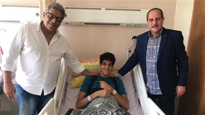 نائب رئيس الزمالك يدعم لاعب السلة المصاب