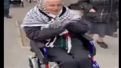 عجوز فرنسية تنهار من البكاء خلال مشاركتها في مظاهرة تضامنية مع فلسطين (فيديو)