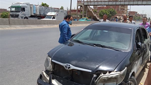 حادث تصادم بطريق