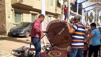  فض فرح بمدينة أشمون في المنوفية تنفيذًا للإجراءات الاحترازية (صور) 