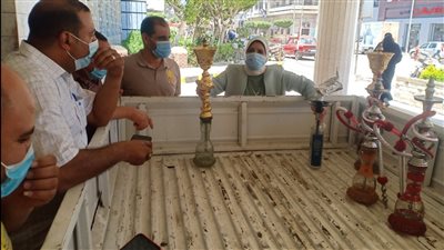 إزالة 150 حالة إشغال وتشميع كافتريا بكفر الشيخ