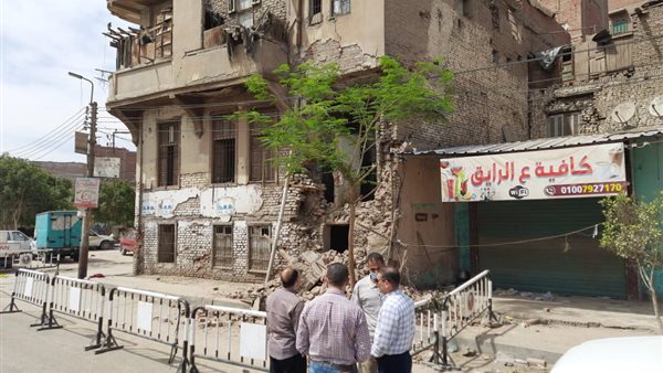 انهيار جزء من منزل