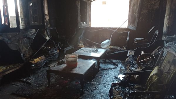 حريق بمنزل النائب