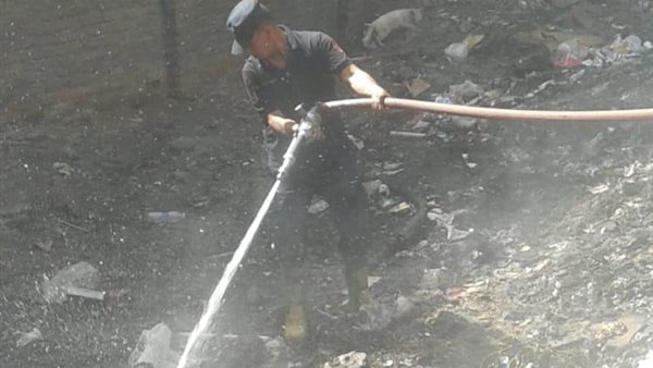 حريق بشبرا الخيمة