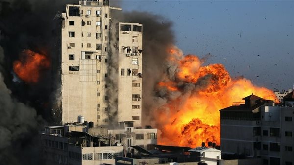 قصف الأبراج في غزة