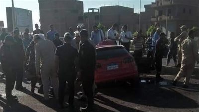 إصابة 7 أشخاص من أسرة واحدة في حادث بالبحيرة