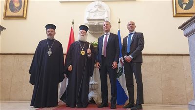 بطريركية الروم الأرثوذكس في الإسكندرية تستقبل السفير الأمريكي 