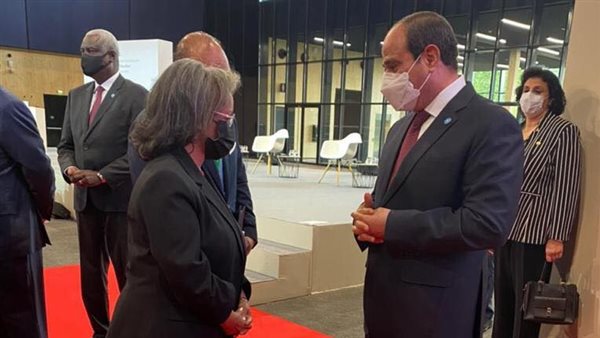 الرئيس السيسي ورئيسة