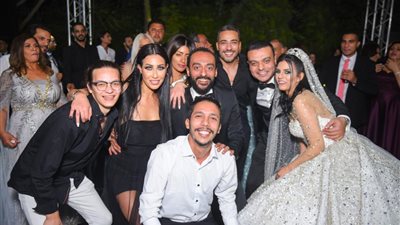  نجوم الفن والمجتمع في حفل زفاف دكتور أندرو هاني ومارتينا (فيديو)