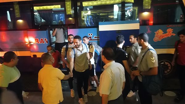 جانب من وصول المنتخب