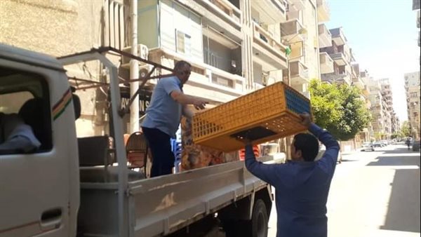 رفع الإشغالات بمراكز