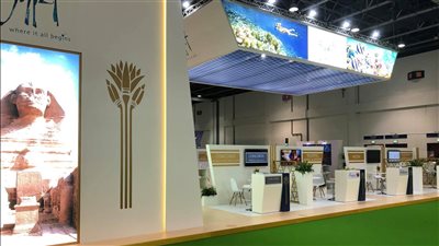 انخفاض أعدد الزائرين في الجناح المصري بالملتقى العربي للسياحة والسفر بدبي (خاص)