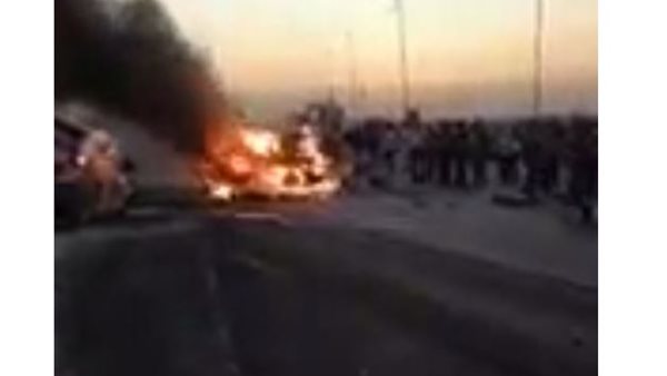 جانب من الحادث 