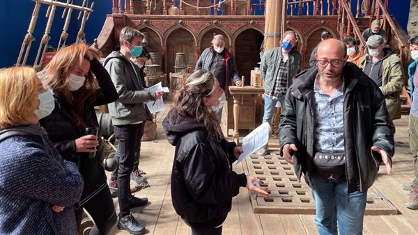 عادل أديب في كواليس