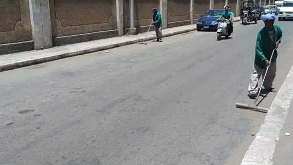 تنظيف شوارع المنيا