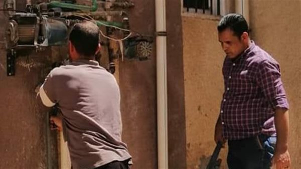 ضبط وصلات مياه مخالفة