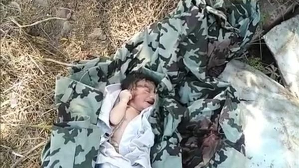 العثور على طفل بالمنوفية