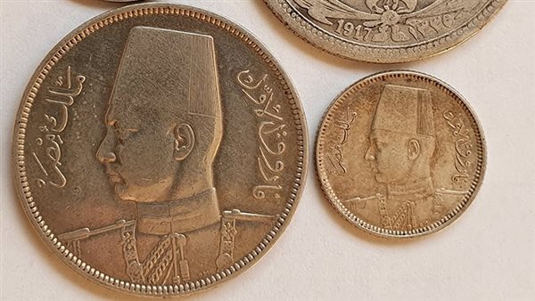 عملات معدنية مصرية