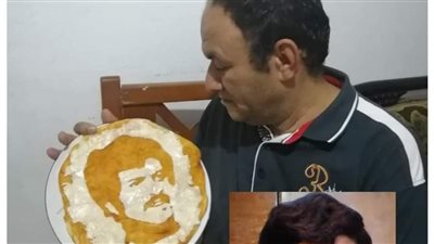 شيف الغردقة يرسم صورة الفنان سمير غانم 