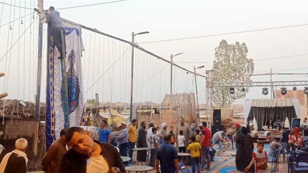 فض سرادق عزاء مخالف