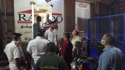 مصادرة 44 شيشة وتحرير 21 مخالفة عدم ارتداء كمامة بالأقصر