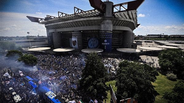 استقبال فريق إنتر