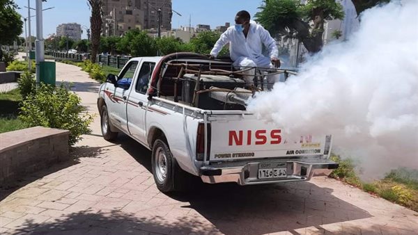 رش وتطهير كورنيش