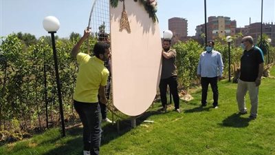 إزالة قاعة فوتوسيشن مخالفة ببنها (صور) 