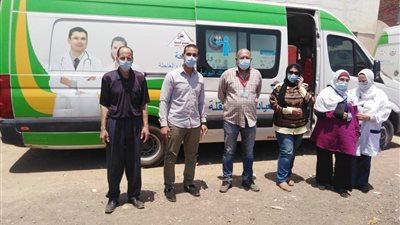 الكشف على 1400 شخص بقافلة طبية بشبين القناطر في القليوبية (صور) 