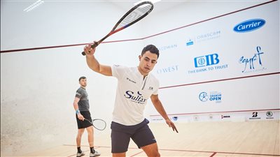 تأهل فارس الدسوقي لربع نهائي بطولة الجونة الدولية للإسكواش 