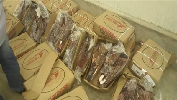 ضبط لحوم منتهية الصلاحية