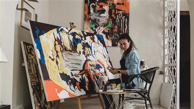 الفنانة التشكيلية ندى حافظ تفتتح معرضها الجديد باسم 