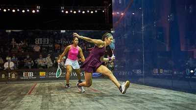 سلمى هاني تودع بطولة الجونة الدولية للاسكواش من ربع النهائي 