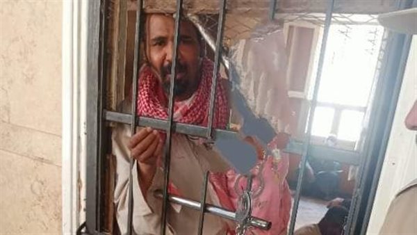 المتسول بعد ضبطه