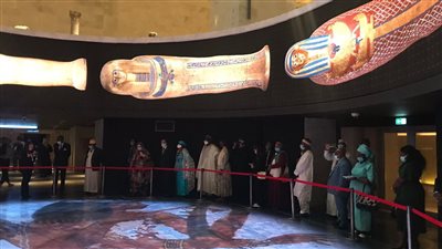 جولة للسفراء الأفارقة بالمتحف القومي للحضارة في إطار الاحتفالات بيوم إفريقيا 