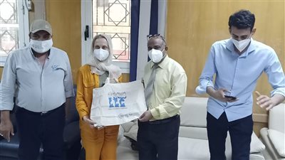 البعثة المصرية الإيطالية بمنطقة أسوان تزور المستشفى الجامعي