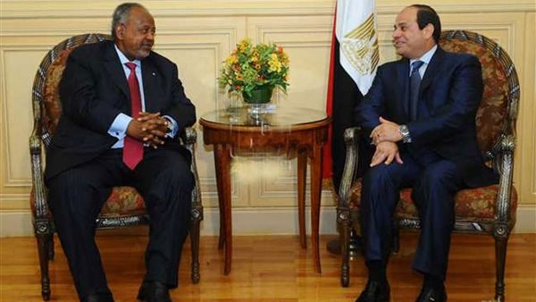 السيسي ورئيس جيبوتي