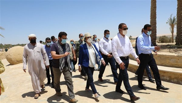 وزيرة البيئة بمحمية