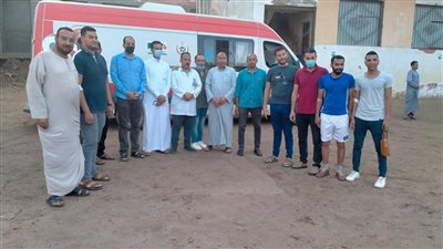 شباب قرية جروان بالمنوفية ينظمون حملة للتبرع بالدم (صور)