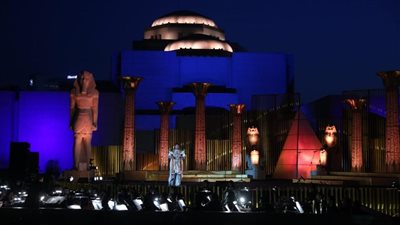 وزيرة الثقافة تشهد عرض مختارات من أوبرا عايدة (صور)