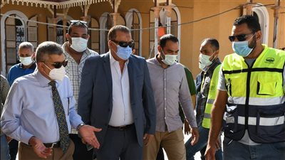 رئيس هيئة قناة السويس يتابع المراحل النهائية من أعمال مشروع متحف القناة قبل تسليمه (صور)